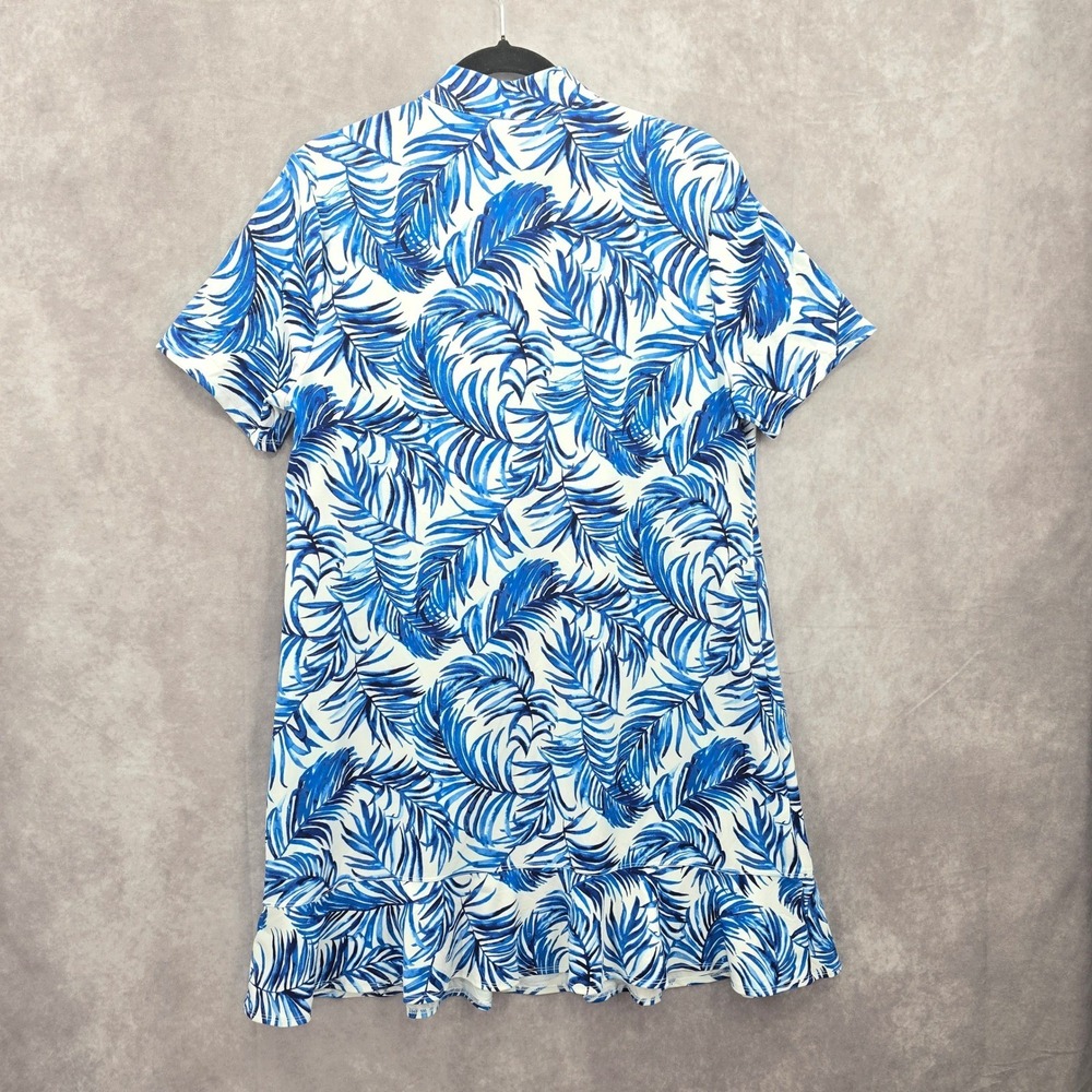 Tommy Bahama Resort Preppy Beach Golf Zip Y2K Tropical Vacation Sports Dress XL - Picture 3 of 8